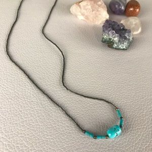 Silver and Turquoise Necklace